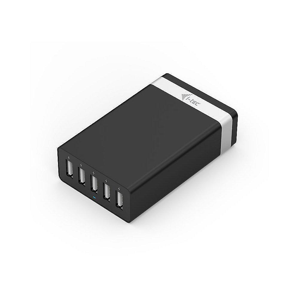 i-tec USB Smart Charger 5-Port 40W/ 8A Familienladegerät
