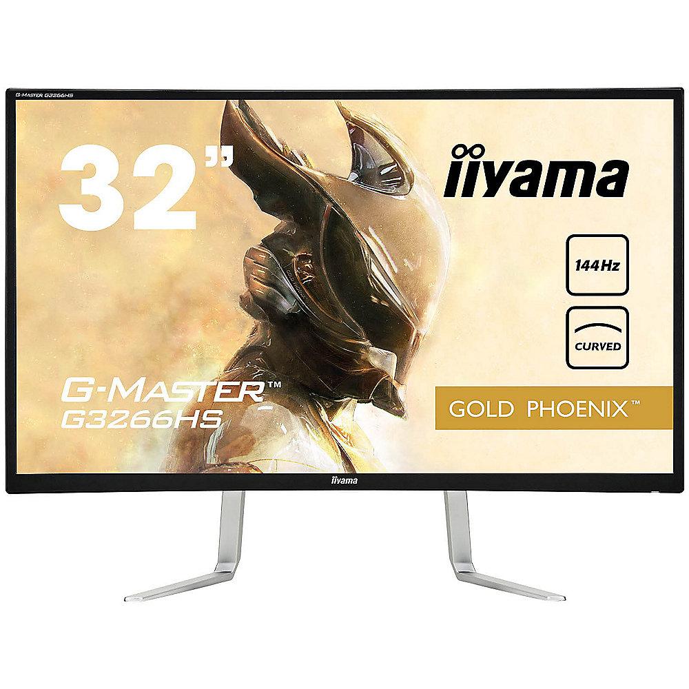 Iiyama G-Master G3266HS-B1 FullHD Monitor 16:9 3ms HDMI/DVI/DP/VGA FreeSync LS