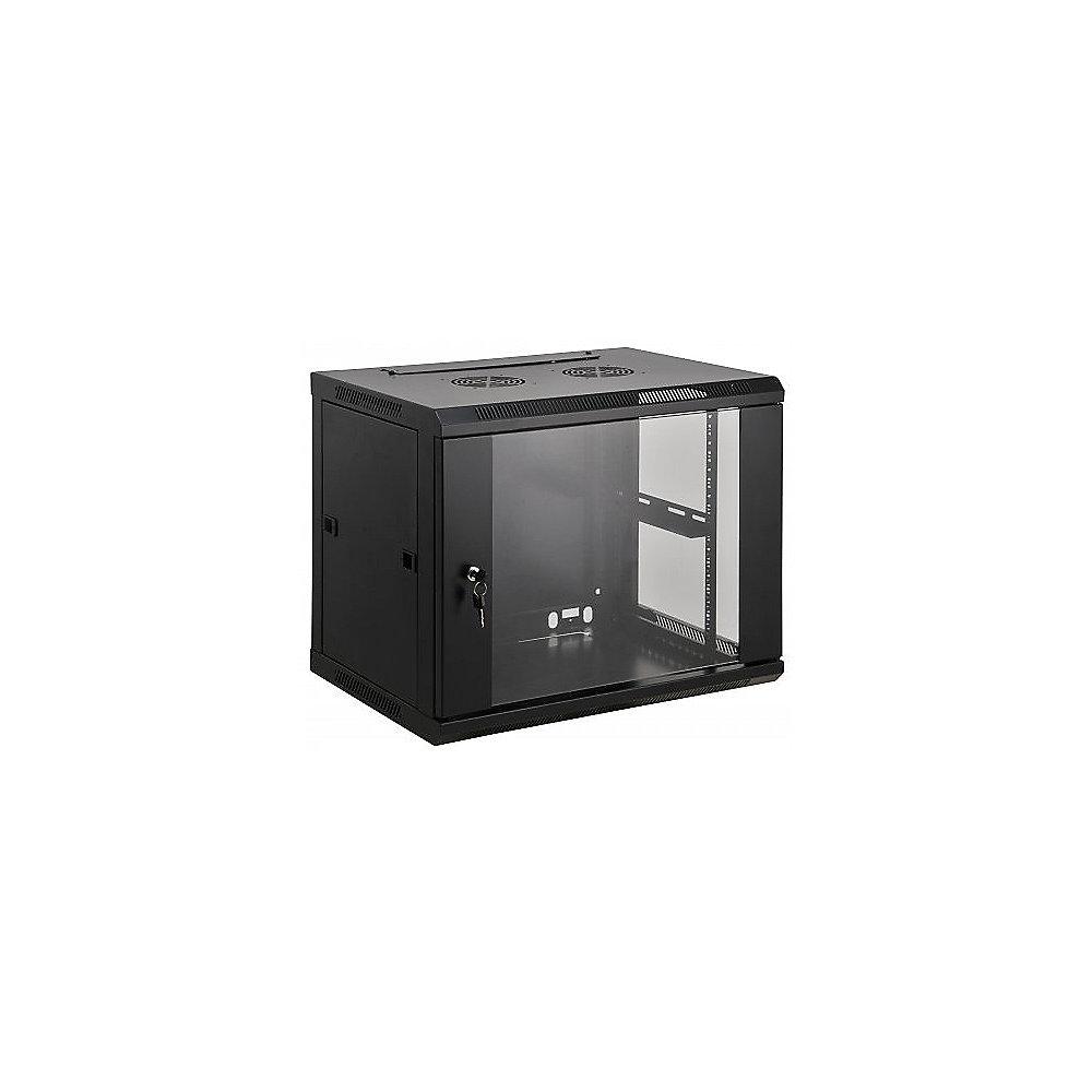 Intellinet 19" Wandverteiler 370 (H) x 600 (B) x 450 (T) mm 6HE schwarz