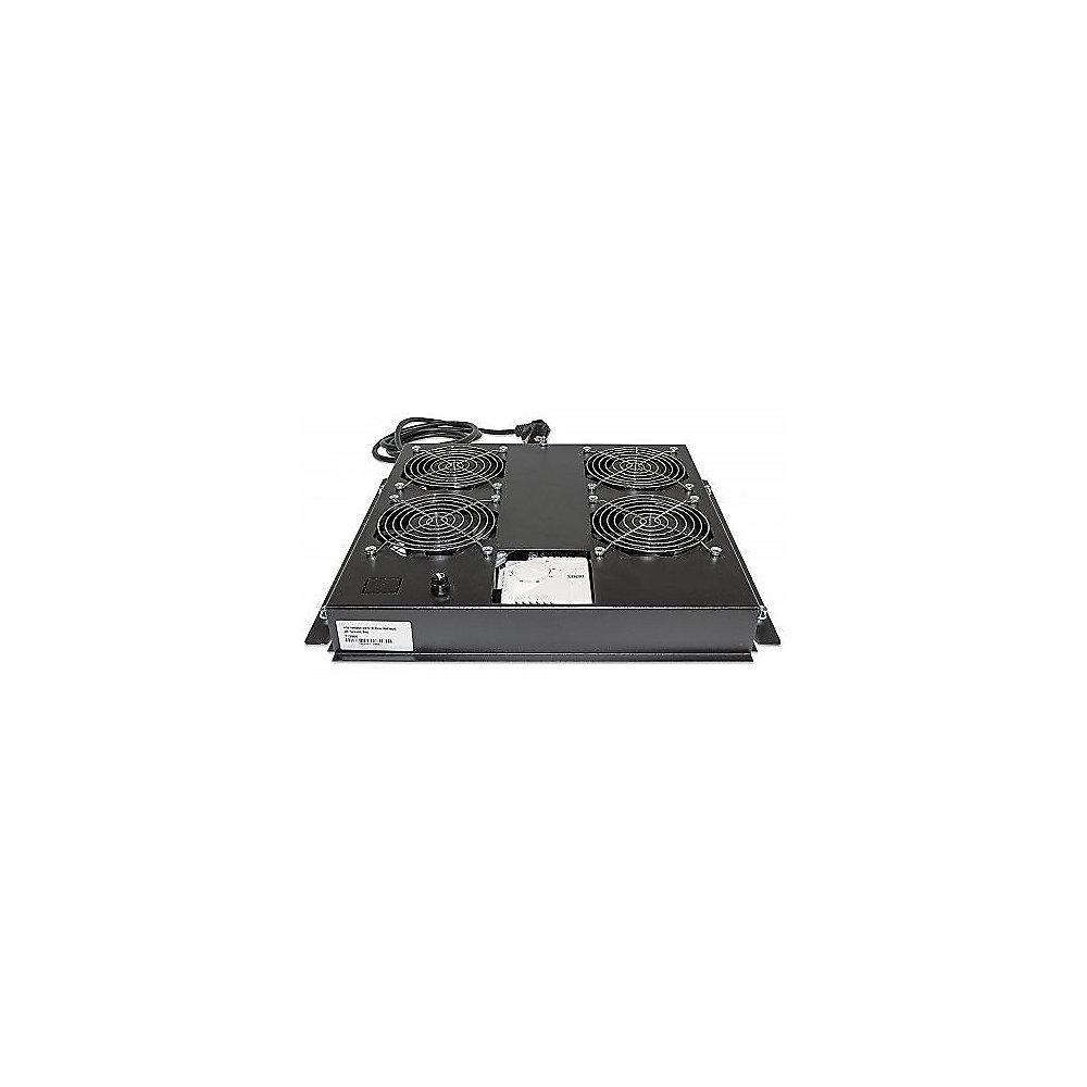 Intellinet Kühleinheit 4 Lüfter für 19" Racks Deckenmontage schwarz