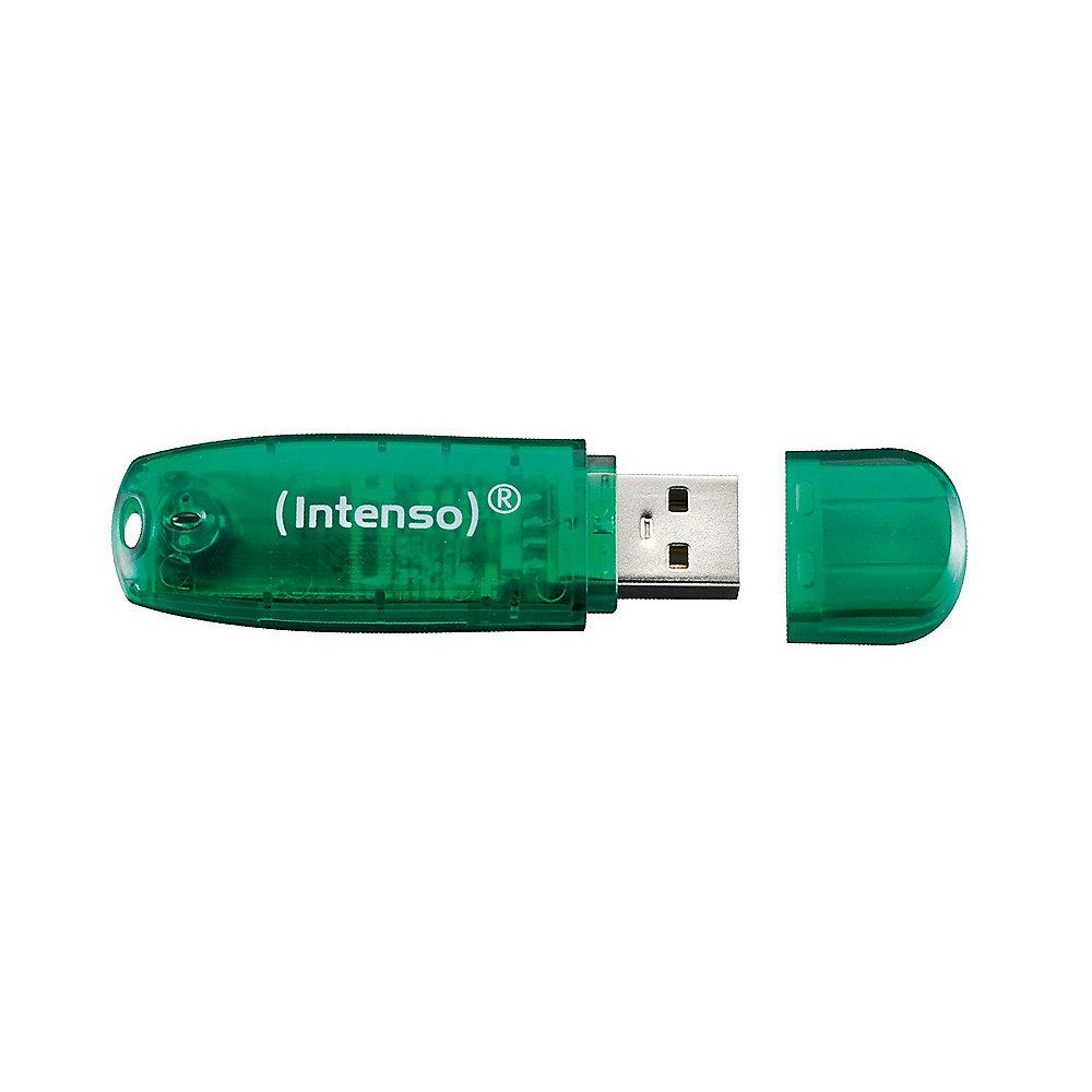 Intenso 8GB Rainbow Line USB 2.0 Stick grün