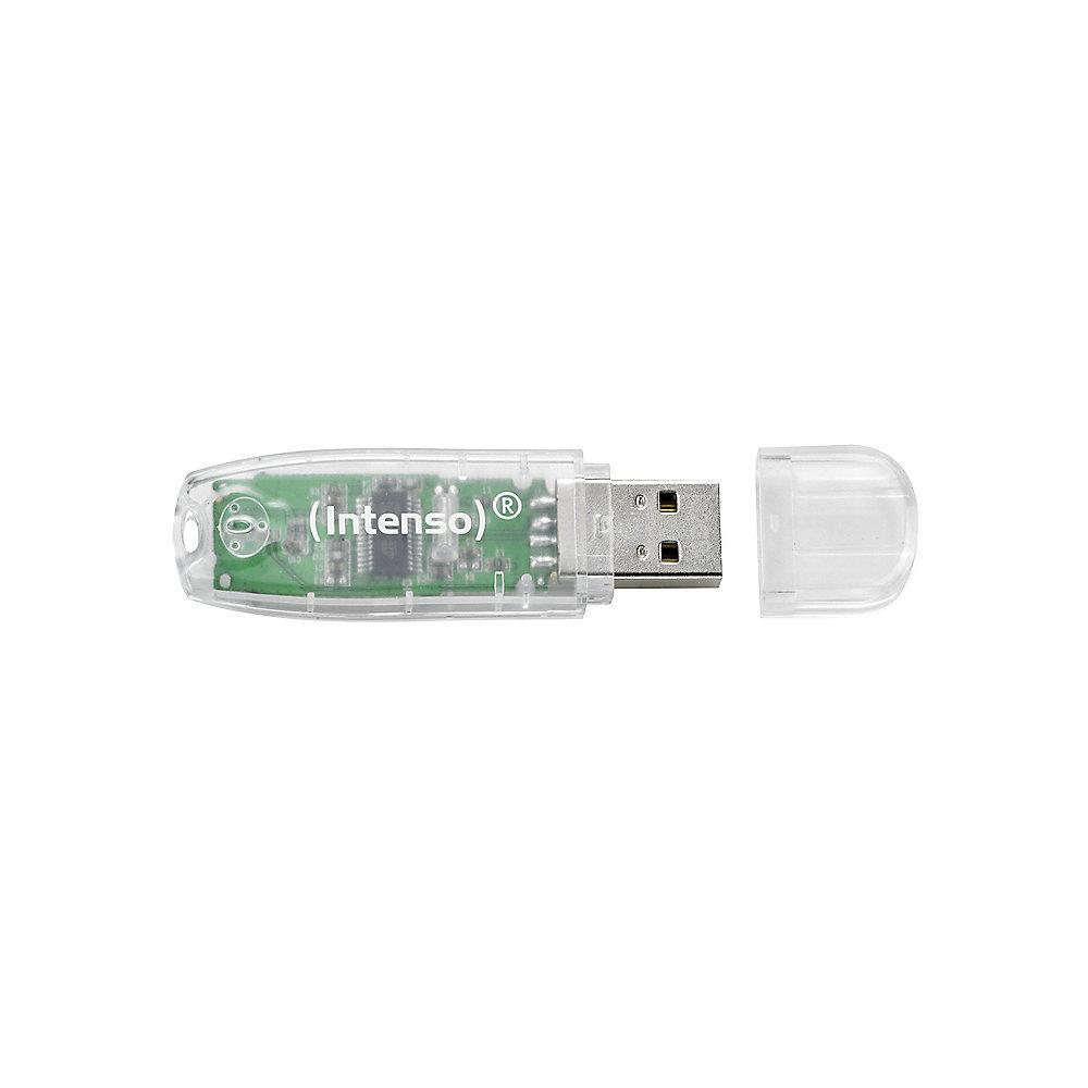 Intenso Rainbow Line 32GB USB Stick transparent