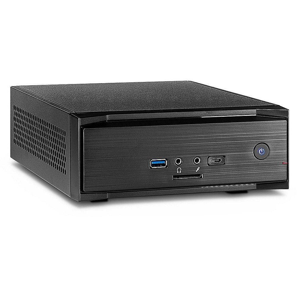 InterTech MW-01 Gehäuse Mini-ITX, schwarz, Cardreader