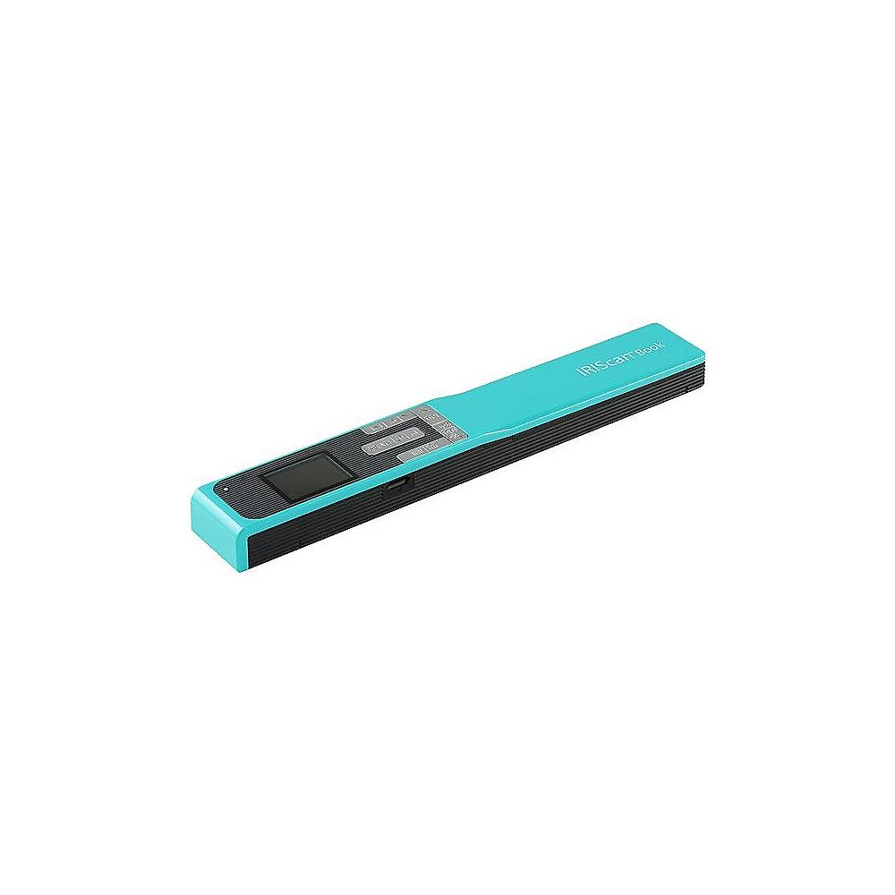 IRIS IRIScan Book 5 türkis kabelloser Scanner mit LCD-Farbdisplay USB