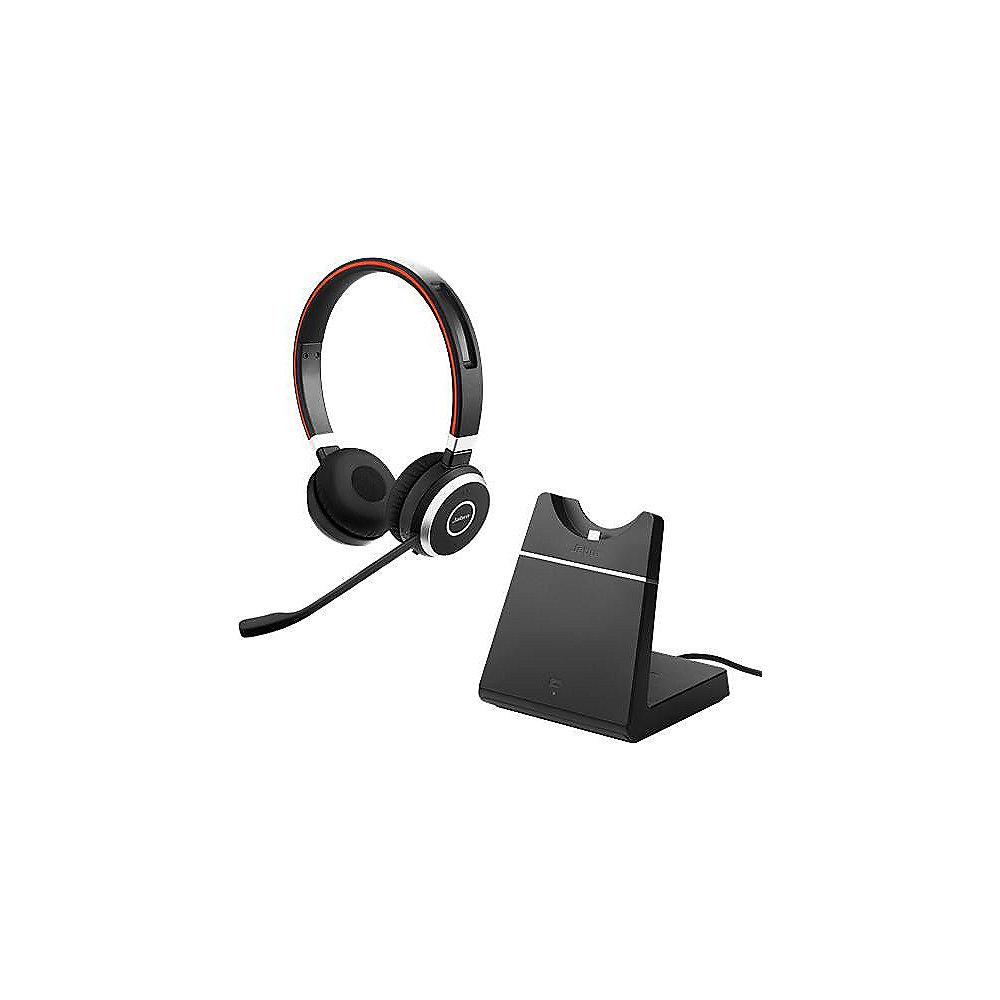 Jabra Evolve 65 UC Stereo Headset inkl. Ladestation