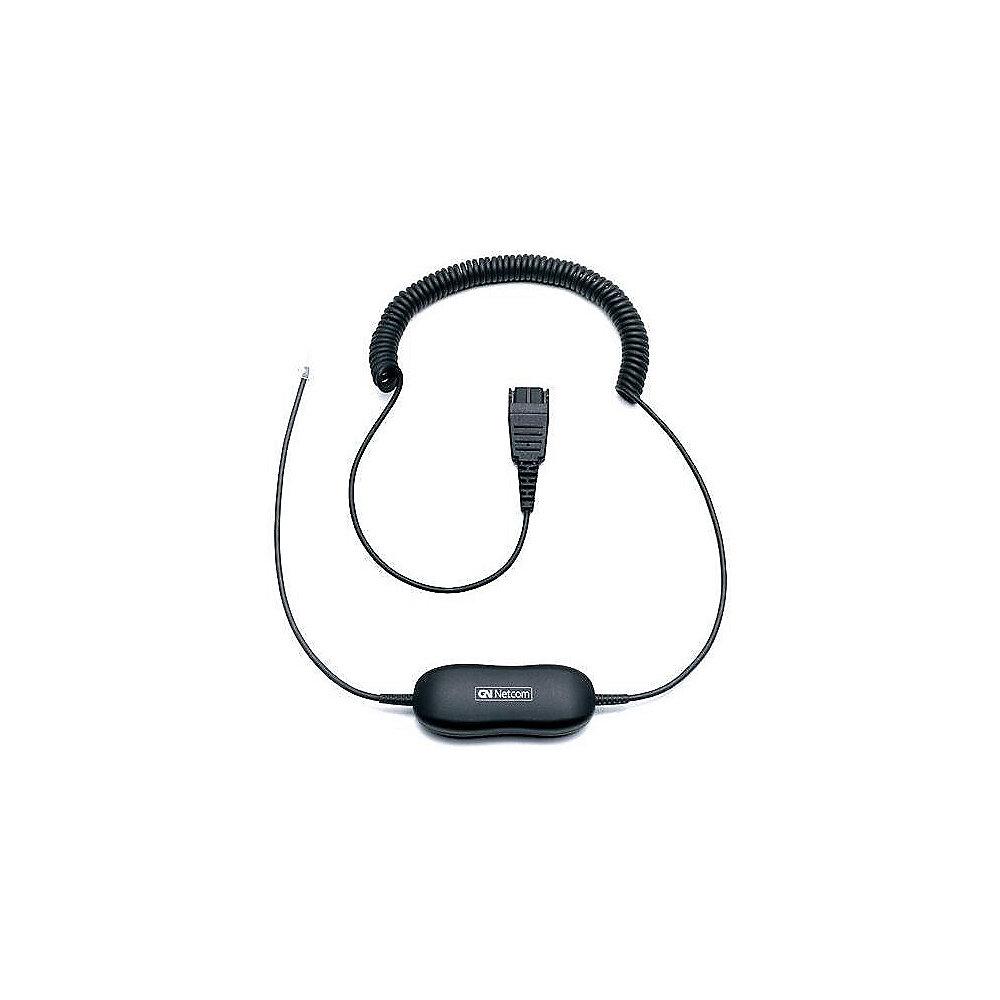 Jabra Kabelunterteil QD auf RJ10 für GN1200 (0,8m, glatt)