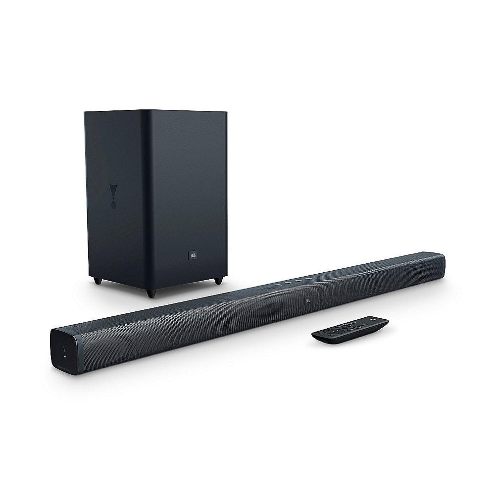 JBL 2.1 Soundbar mit kabellosem Subwoofer Schwarz Bluetooth HDMI