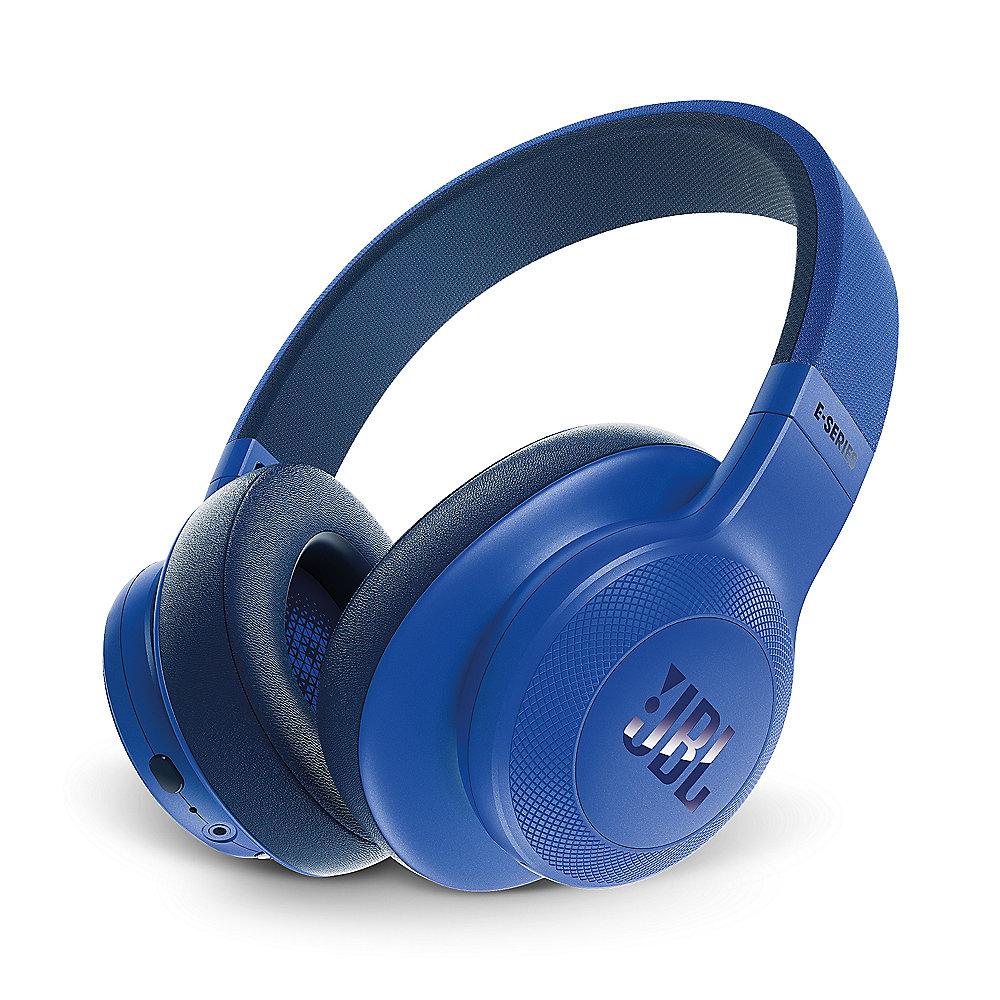 JBL E55BT Blau - Over-Ear - Bluetooth Kopfhörer mit Mikrofon