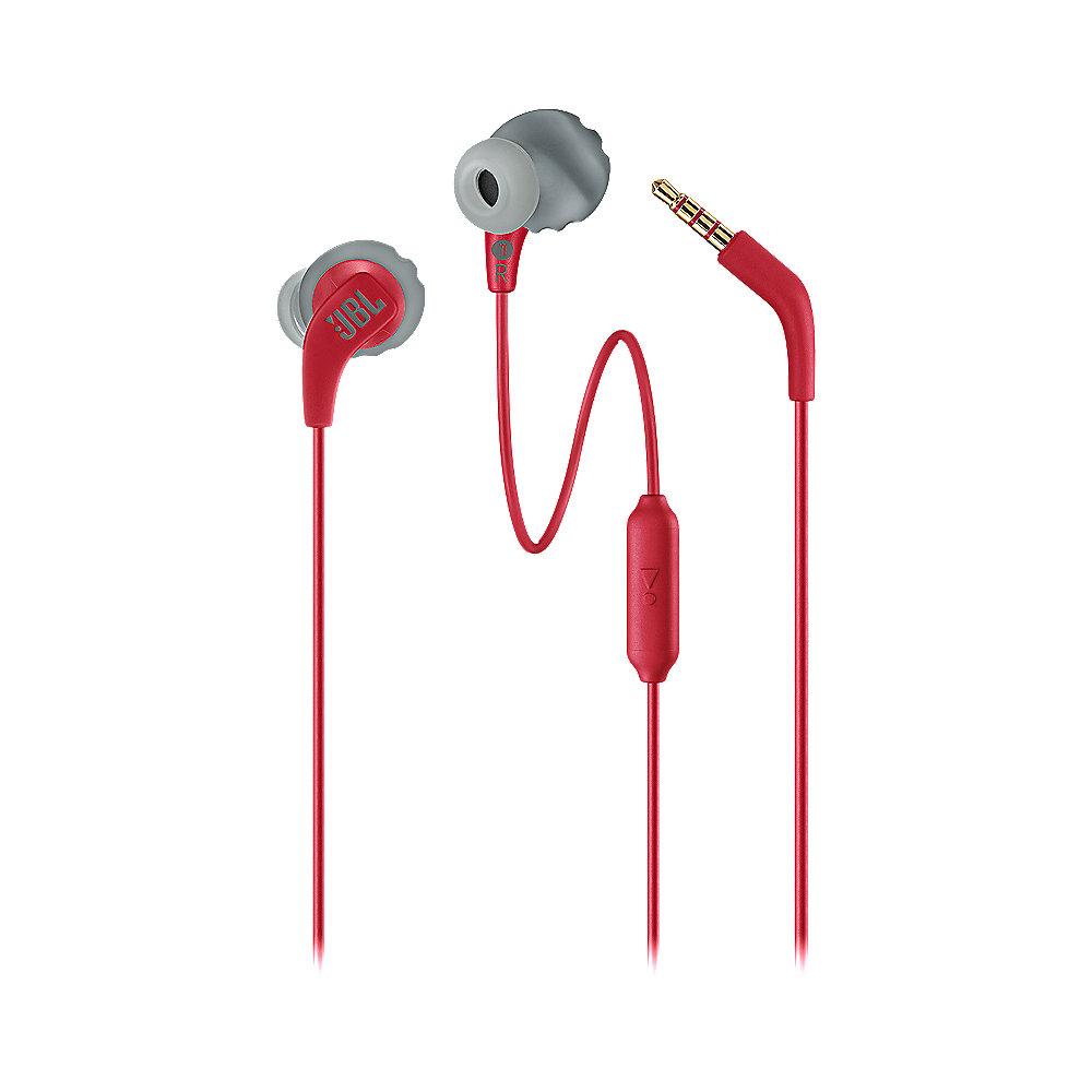 JBL ENDURANCE RUN Sport-In Ear-Kopfhörer Mikrofon rot