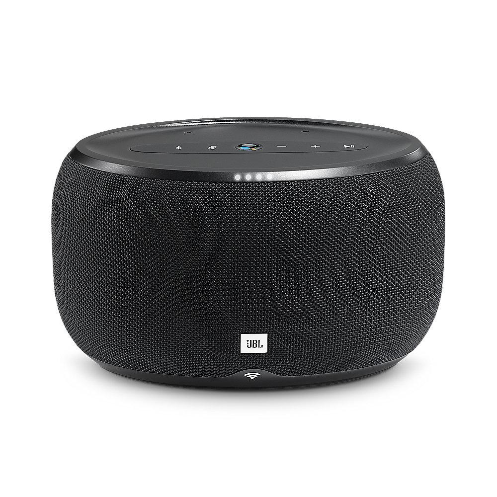 JBL Link 300 schwarz Google Sprachsteuerung, Lautsprecher mit WLAN und Bluetooth