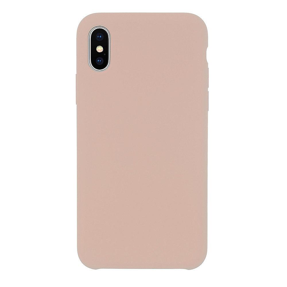 JT Berlin Liquid SilikonCase Steglitz für Apple iPhone Xs Max pink sand