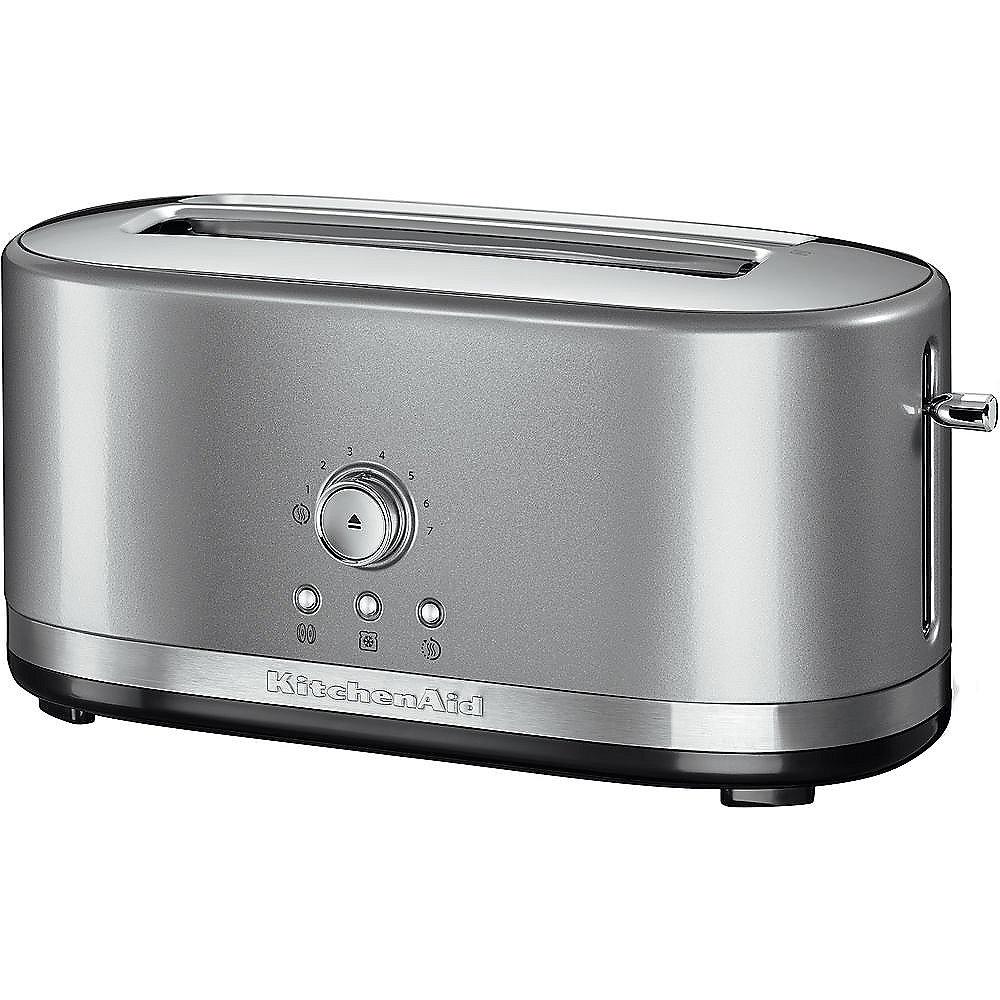 KitchenAid 5KMT4116ECU 2-Scheiben Langschlitztoaster 1.800W Contur-Silber