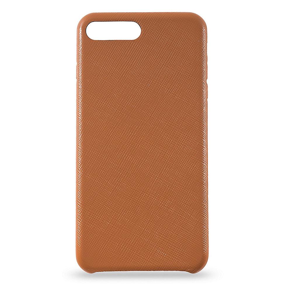 KMP Leder Case für iPhone 8 Plus, braun, KMP, Leder, Case, iPhone, 8, Plus, braun