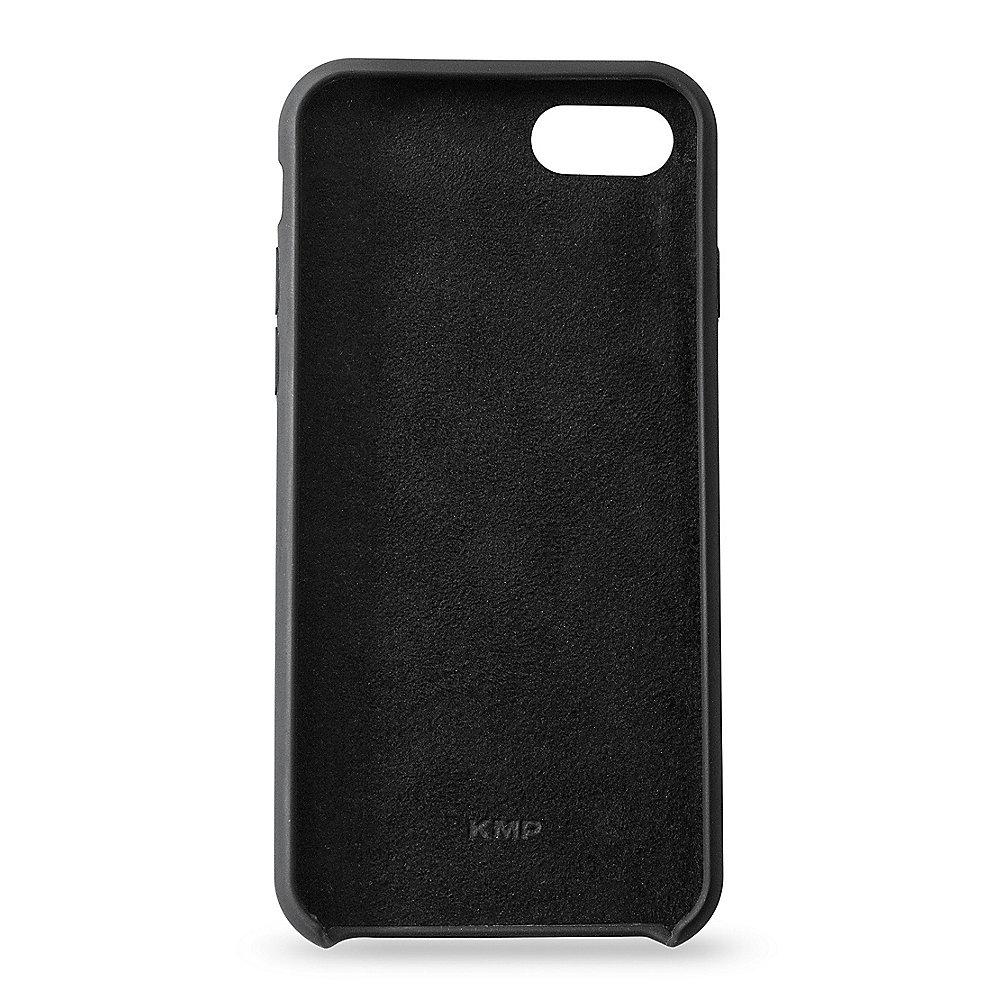 KMP Silikon Case Velvety Premium für iPhone 8, schwarz