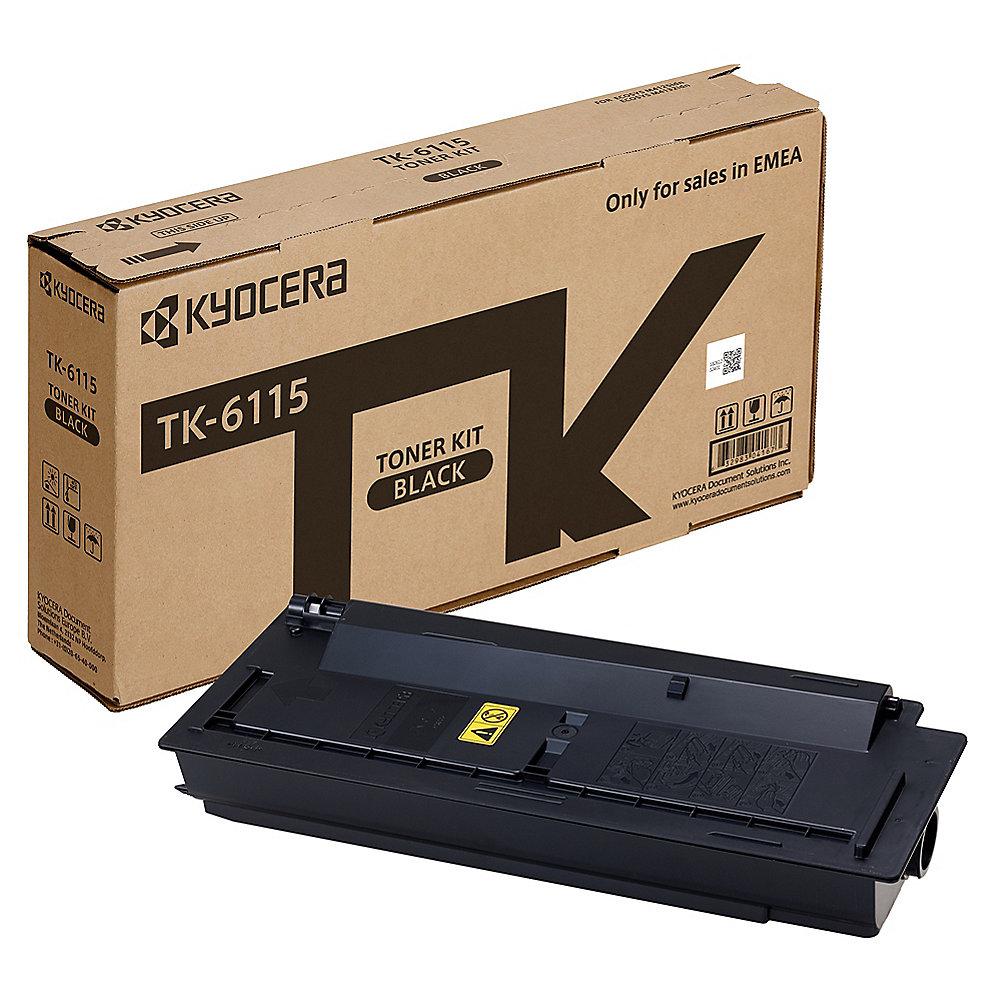 Kyocera 1T02P10NL0 Toner Schwarz TK-6115 für. ca. 15.000 Seiten