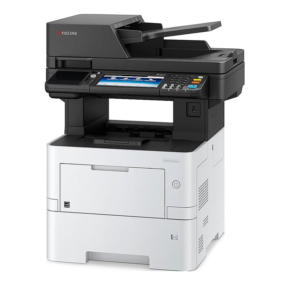 Kyocera ECOSYS M3145idn S/W-Laserdrucker Scanner Kopierer LAN