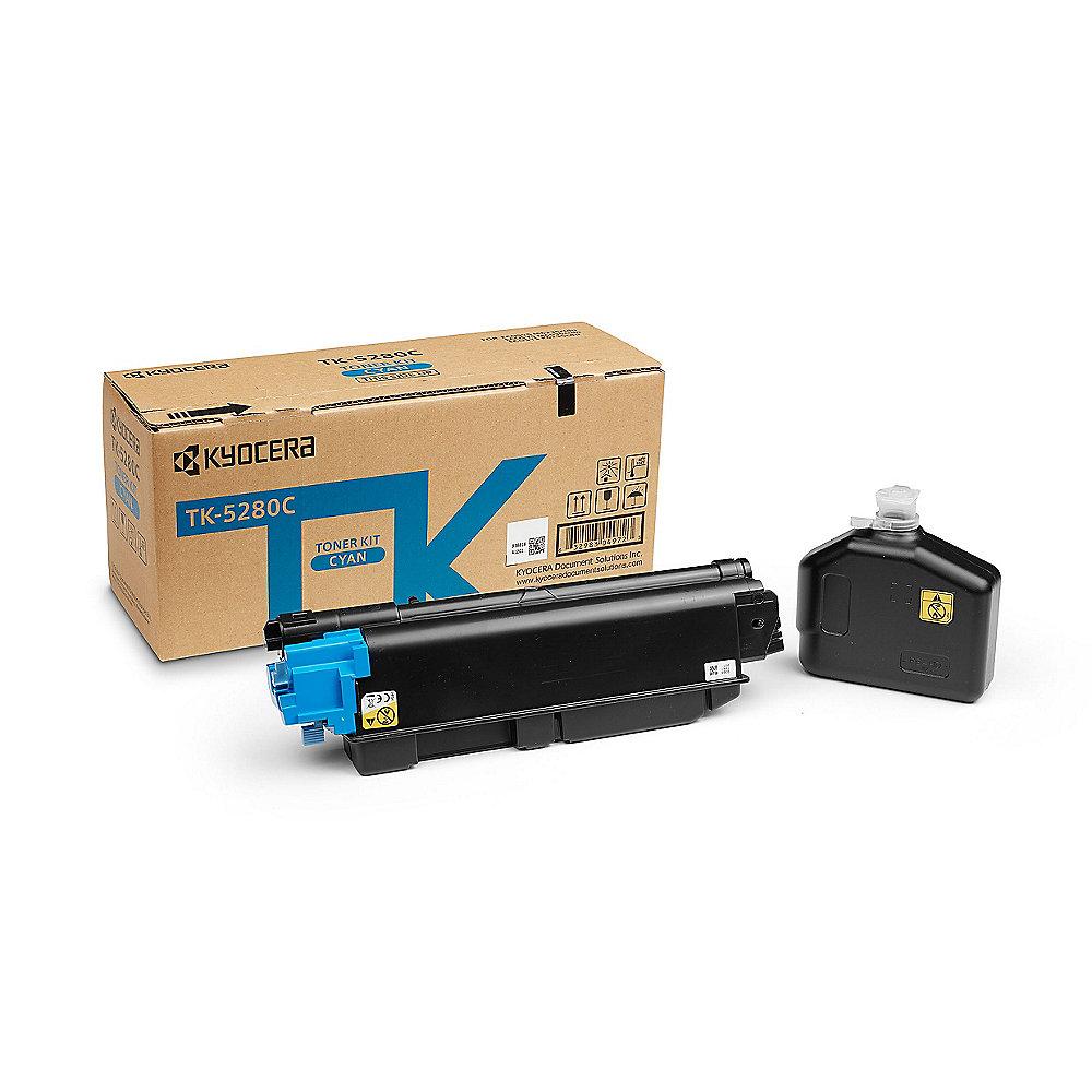 Kyocera Original Toner TK-5280C / 1T02TWCNL0 Cyan für ca. 11.000 Seiten