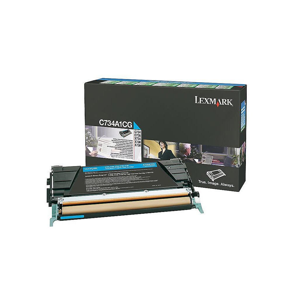 Lexmark 0C734A1CG Toner cyan