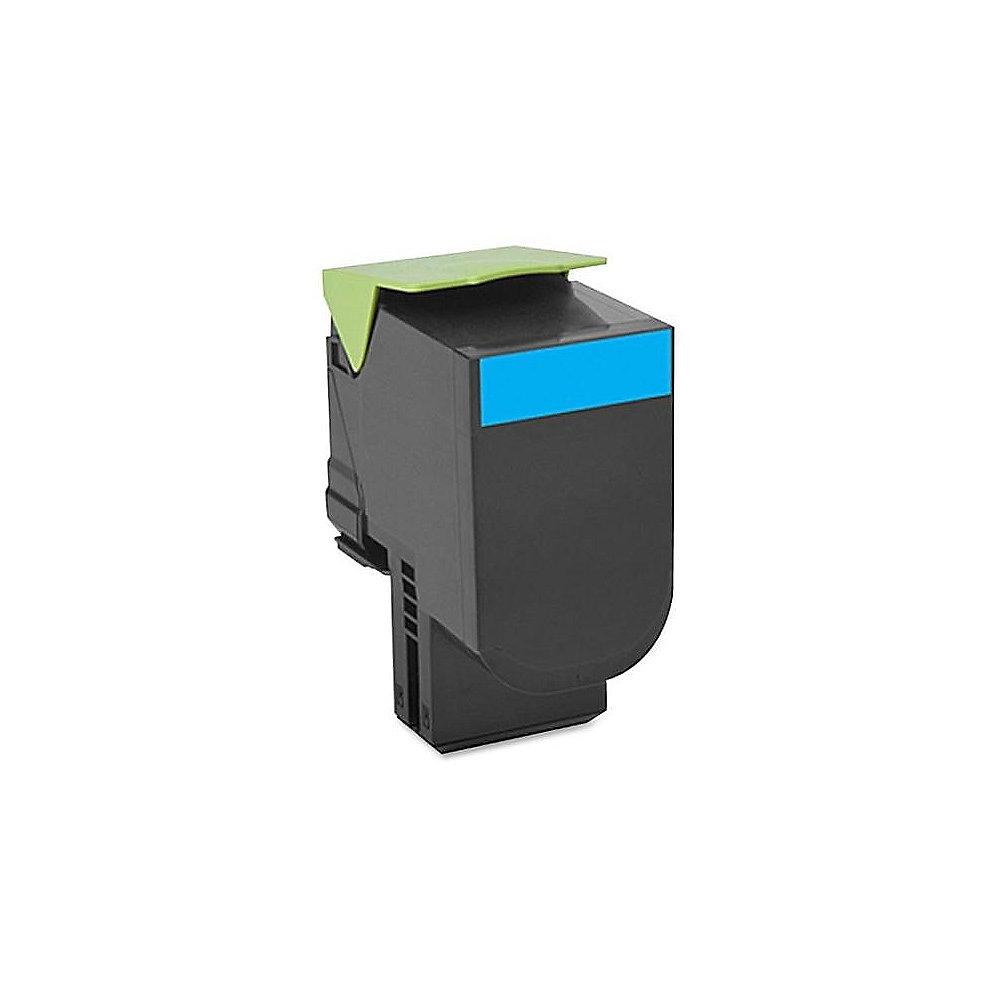 Lexmark 70C2HCE Corporate-Tonerkassette Cyan für ca. 3.000 Seiten