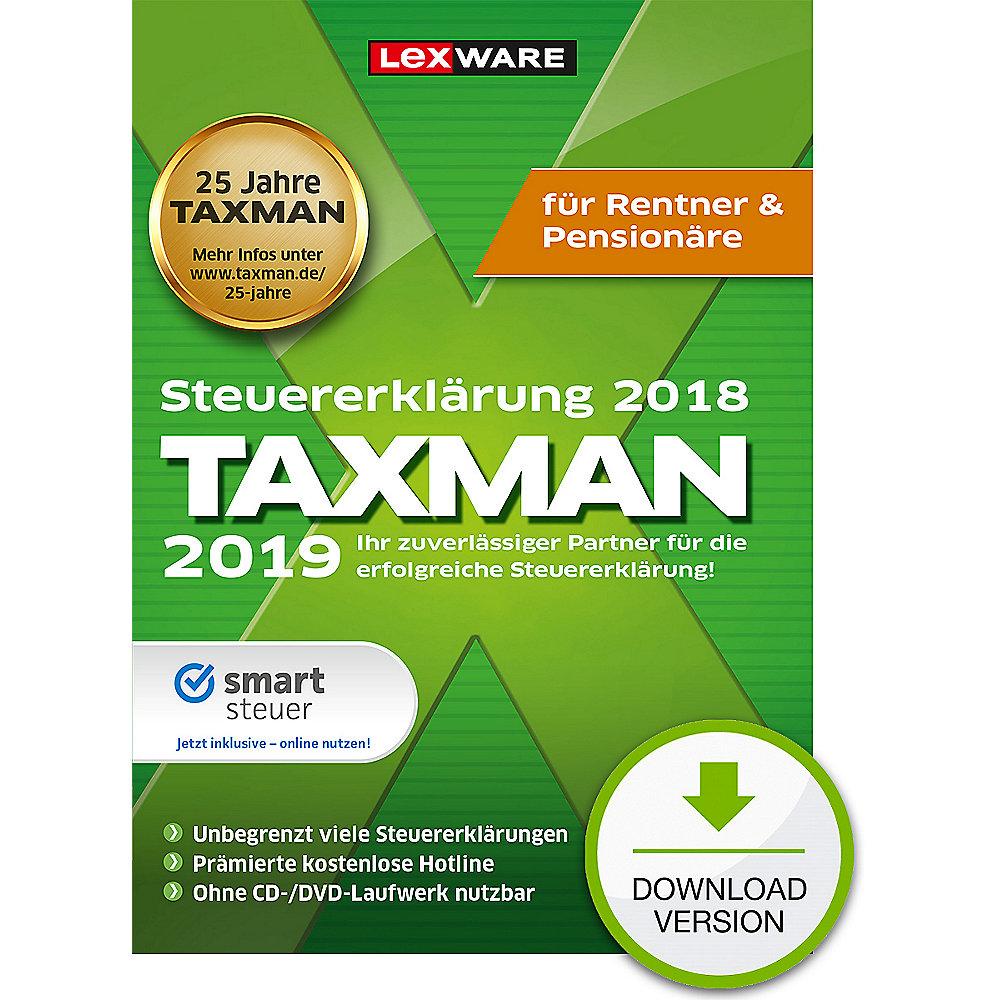 Lexware TAXMAN für Rentner und Pensionäre 2019 ESD