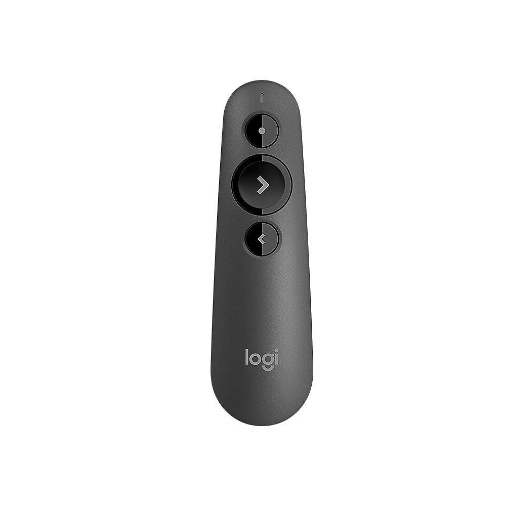 Logitech R500 Laser Presentation Remote Presenter USB Bluetooth Schwarz