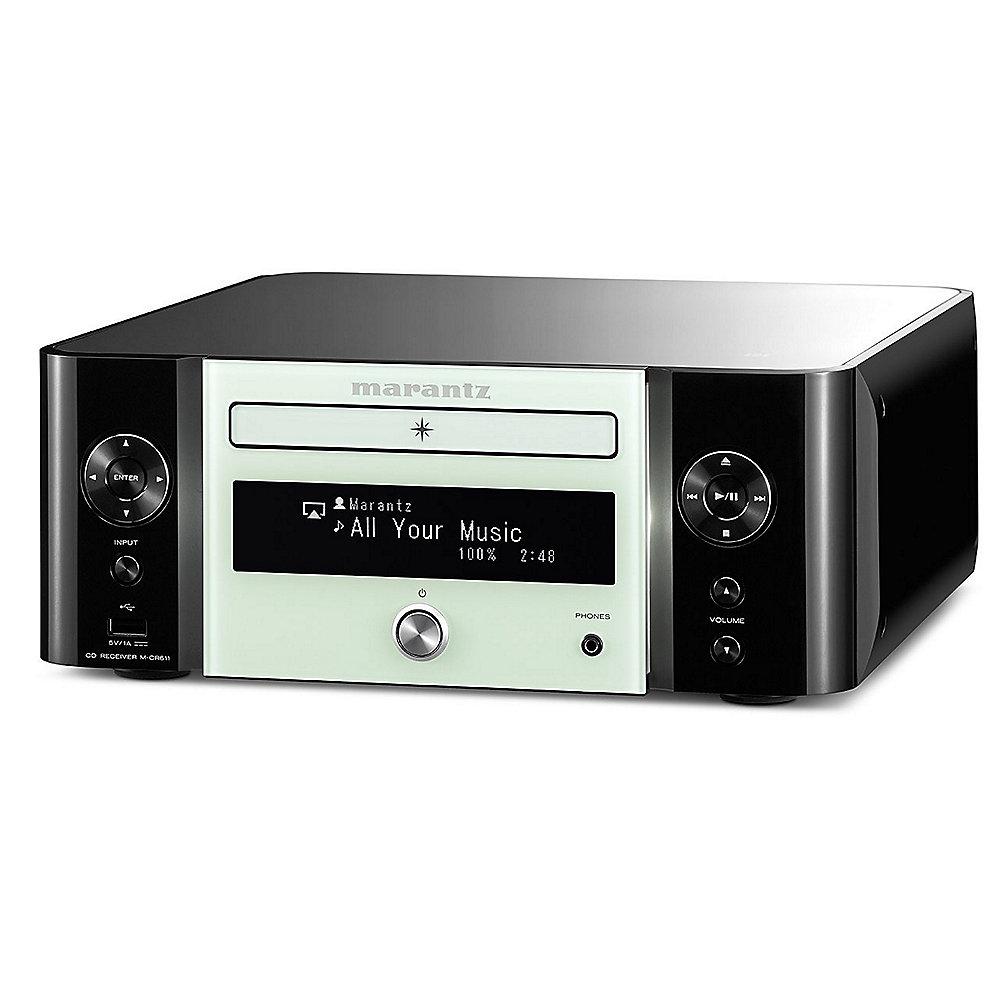 Marantz M-CR611 Melody CD Netzwerk Receiver WLAN AirPlay DAB  Schwarz/Weiß, Marantz, M-CR611, Melody, CD, Netzwerk, Receiver, WLAN, AirPlay, DAB, Schwarz/Weiß