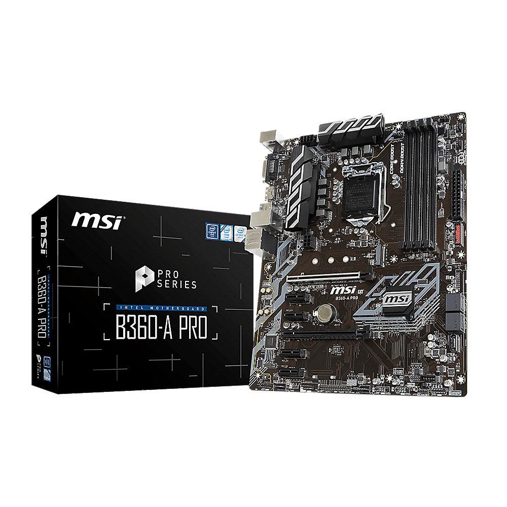 MSI B360-A Pro ATX Mainboard Sockel 1151 (Coffee Lake)