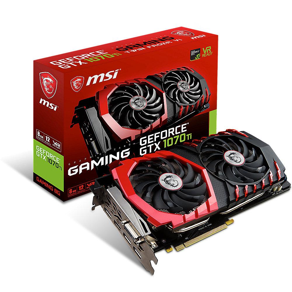 MSI GeForce GTX 1070Ti Gaming 8G 8GB GDDR5 Grafikkarte