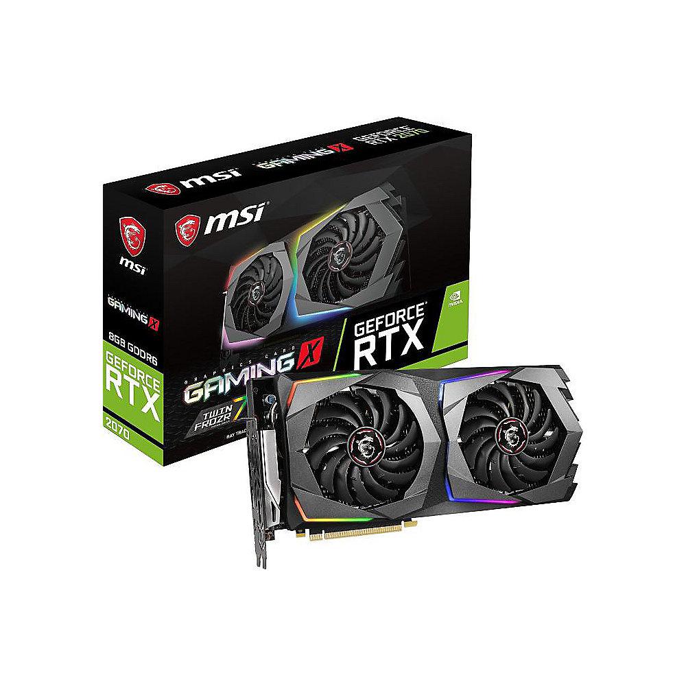 MSI GeForce RTX 2070 Gaming X 8GB GDDR6 Grafikkarte 3xDP/HDMI/USB-C