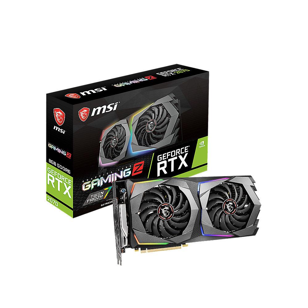 MSI GeForce RTX 2070 Gaming Z 8GB GDDR6 Grafikkarte 3xDP/HDMI/USB-C