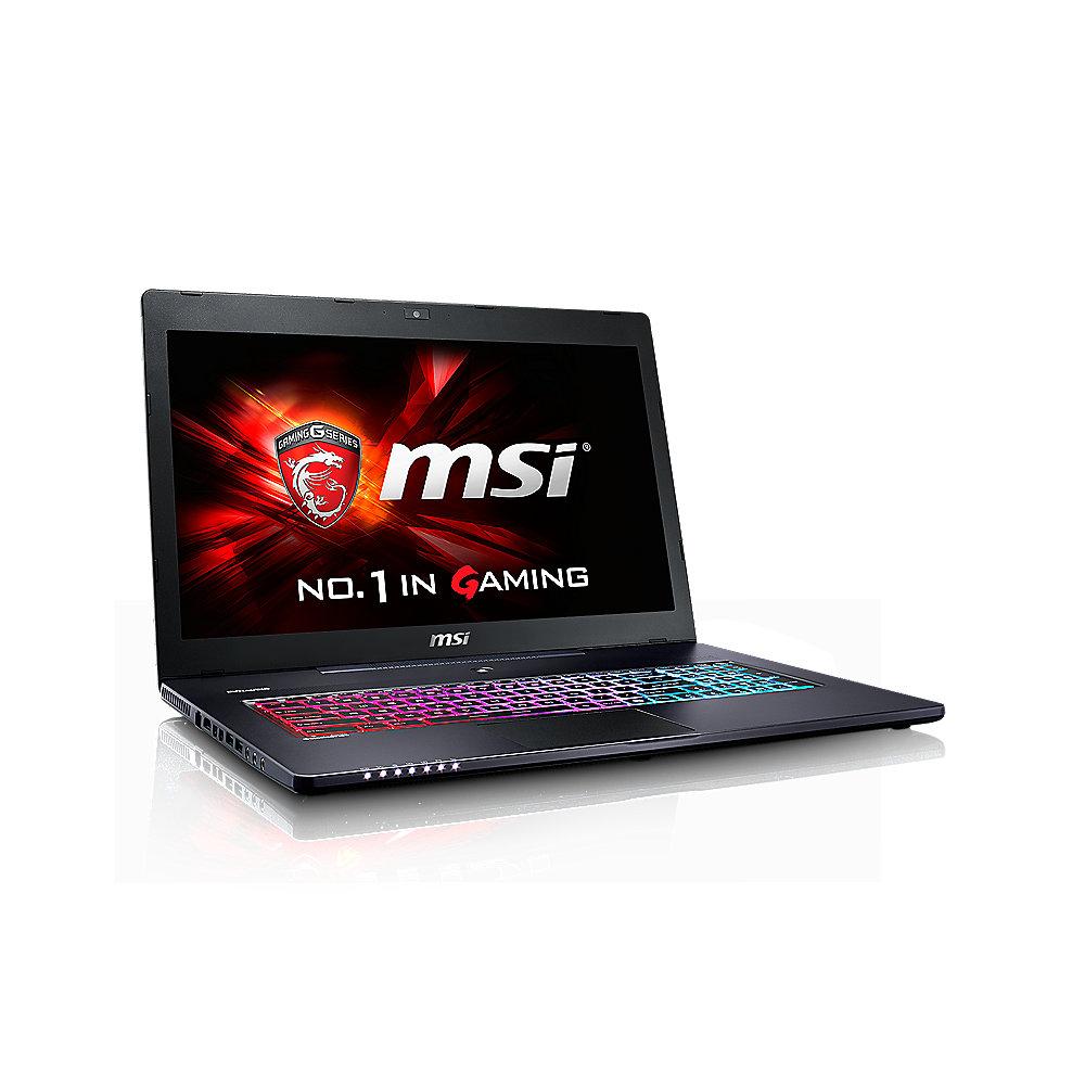 MSI GS70-6QE81 Gaming Notebook i7-6700HQ 8GB/1TB GTX970M Full-HD Windows 10
