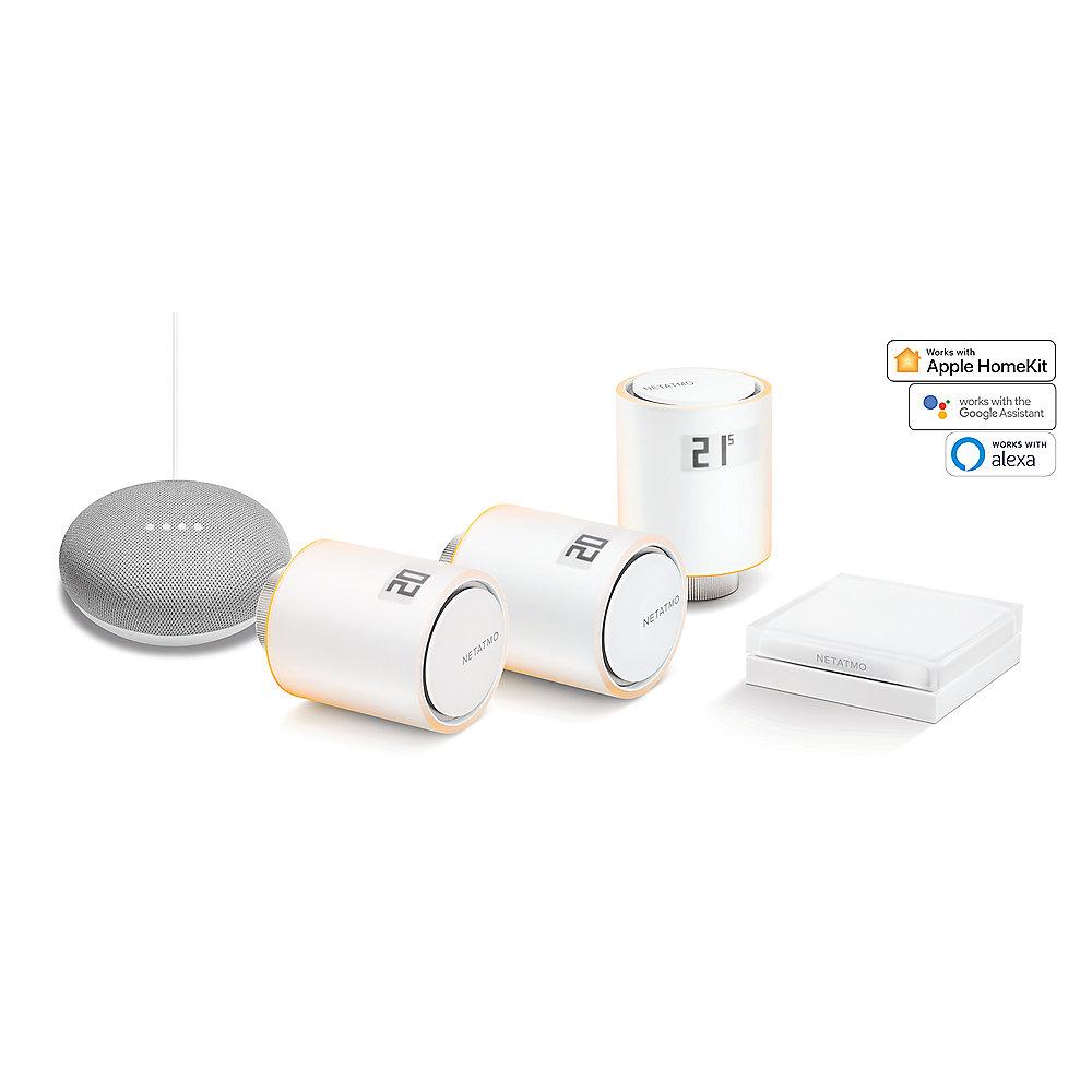 Netatmo Comfort Heating Bundle inkl. Google Home Mini Kreide