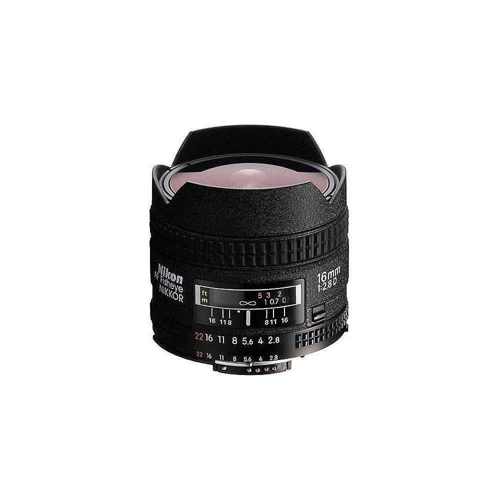 Nikon AF Nikkor 16mm f/2.8 D Weitwinkel Fisheye Objektiv