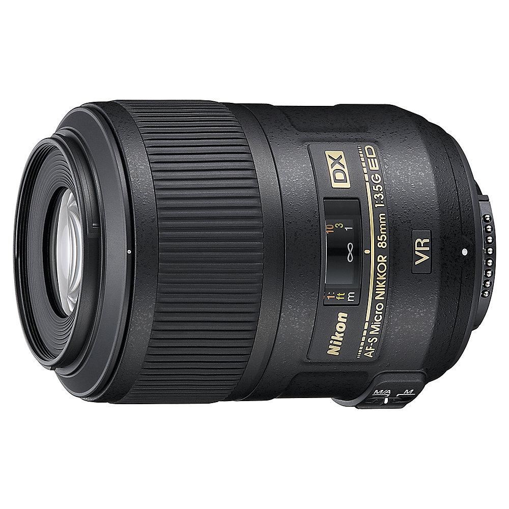 Nikon AF-S DX Micro Nikkor 85mm f/3.5 G ED VR Makro Festbrennweite Objektiv