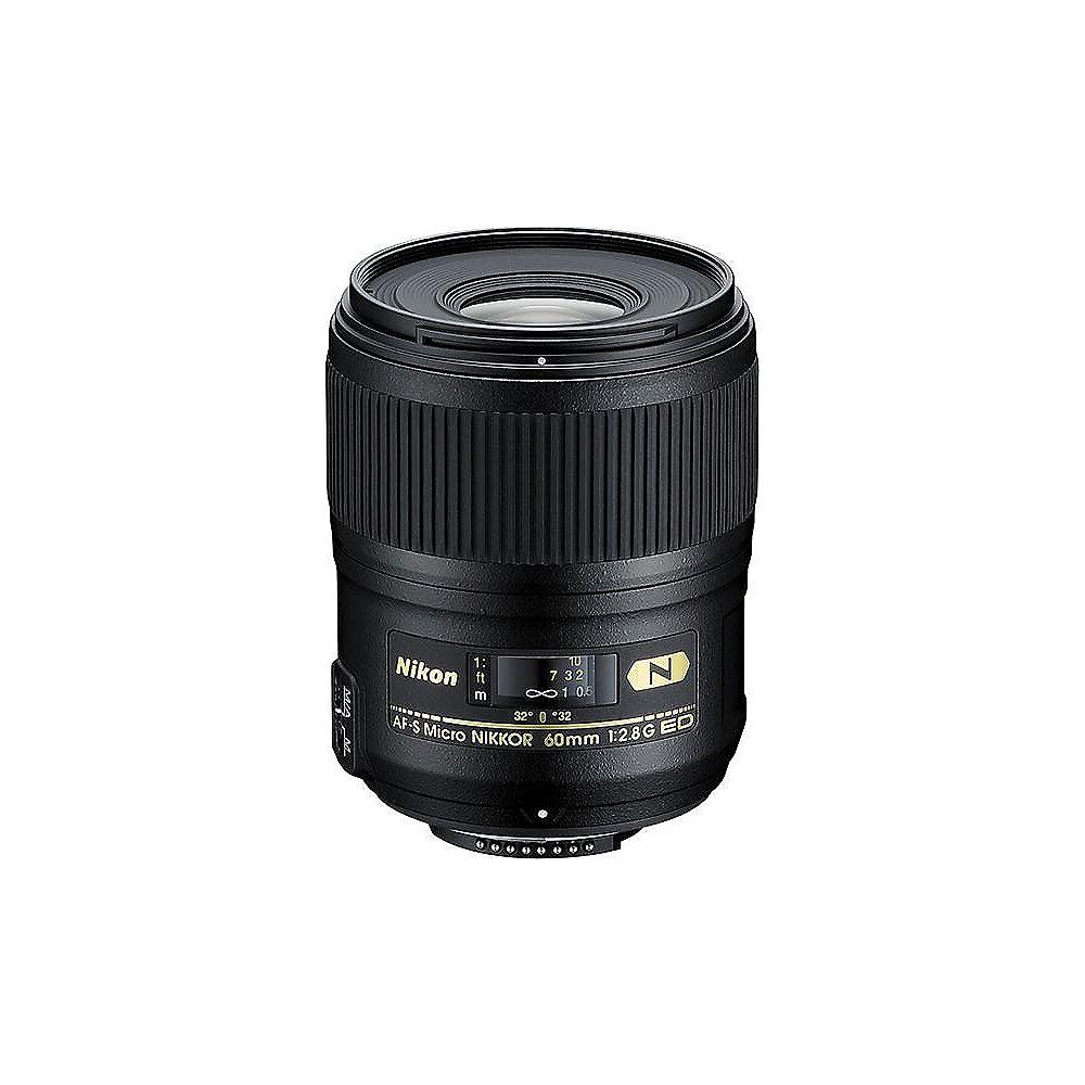 Nikon AF-S Nikkor 60mm f/2.8 G ED Micro Makro Festbrennweite Objektiv *Aktion*