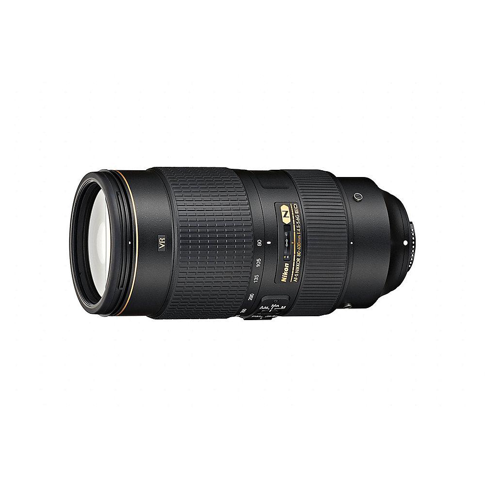 Nikon AF-S Nikkor 80-400mm f/4.5–5.6 G ED VR Tele Zoom Objektiv *Aktion*