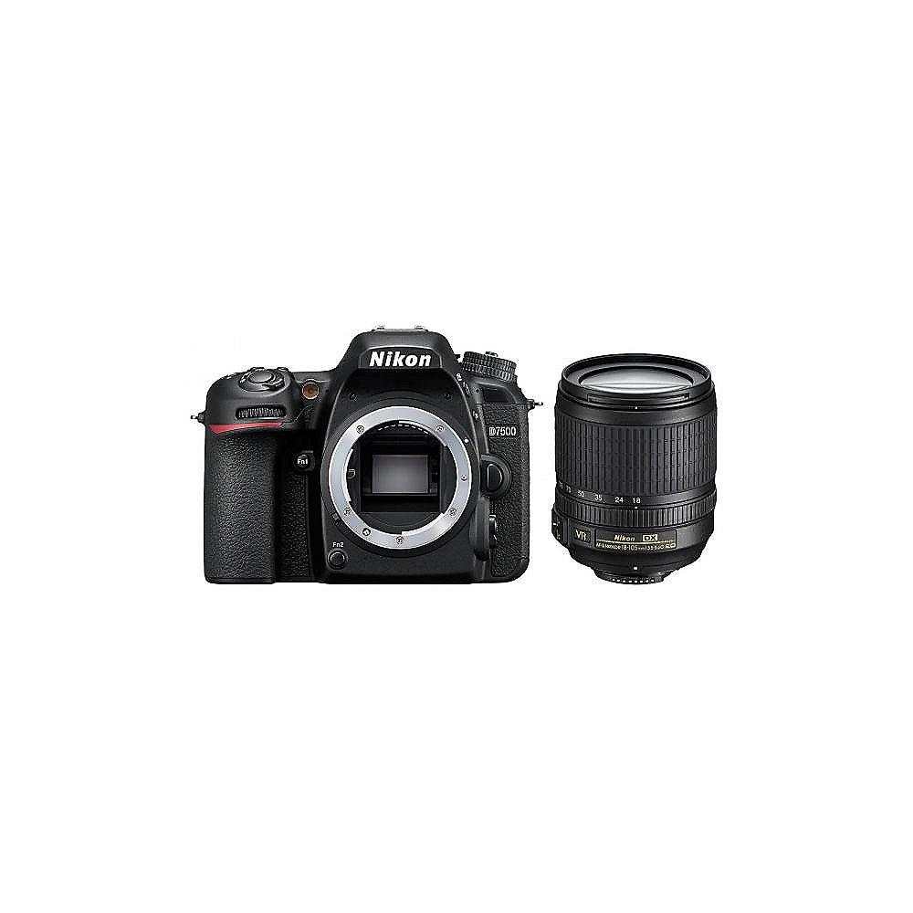 Nikon D7500 Kit AF-S DX 18-105mm f/3.5-5.6 VR Spiegelreflexkamera