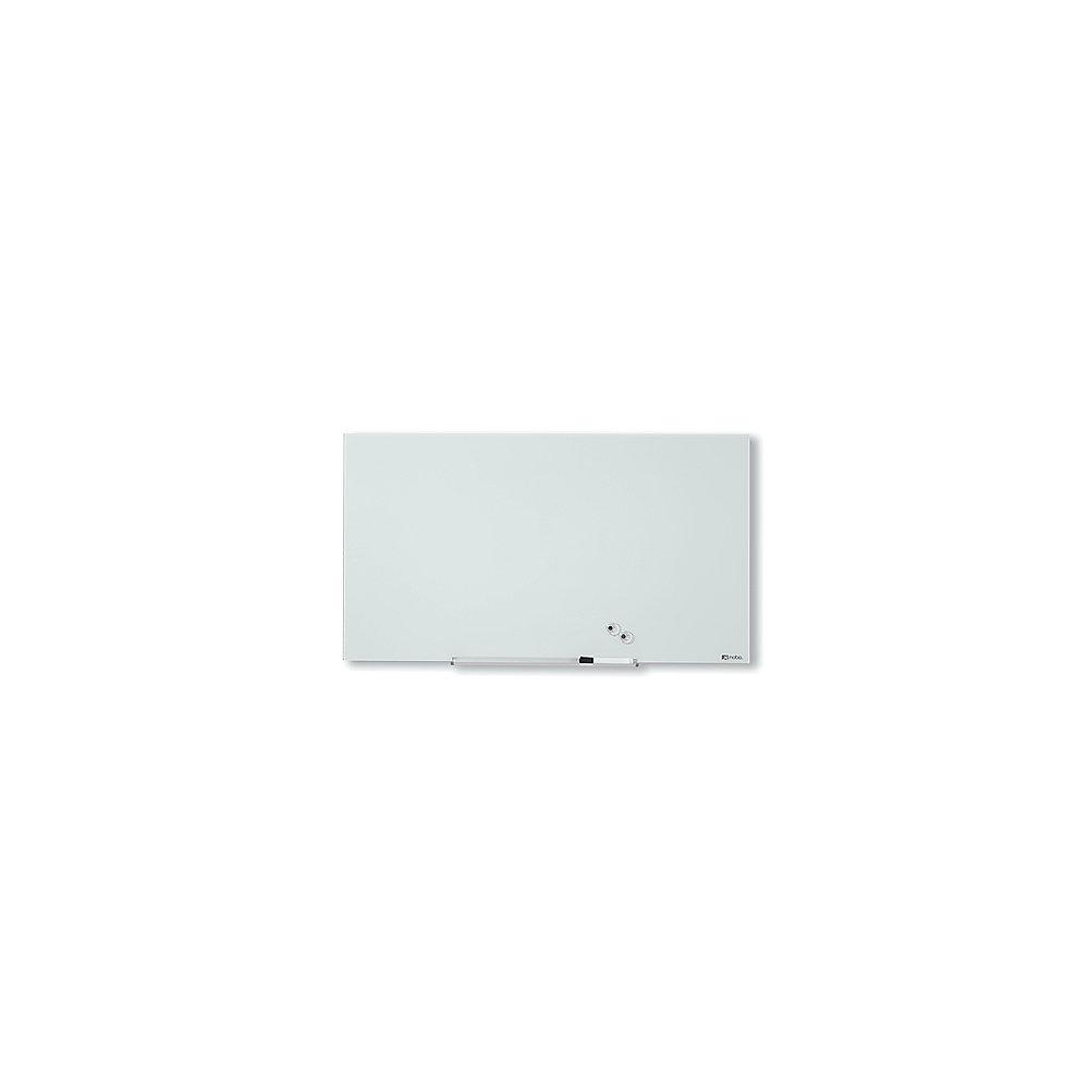 Nobo Diamond Glas Whiteboard magnetische Glastafel (126 x 71 cm), Nobo, Diamond, Glas, Whiteboard, magnetische, Glastafel, 126, x, 71, cm,