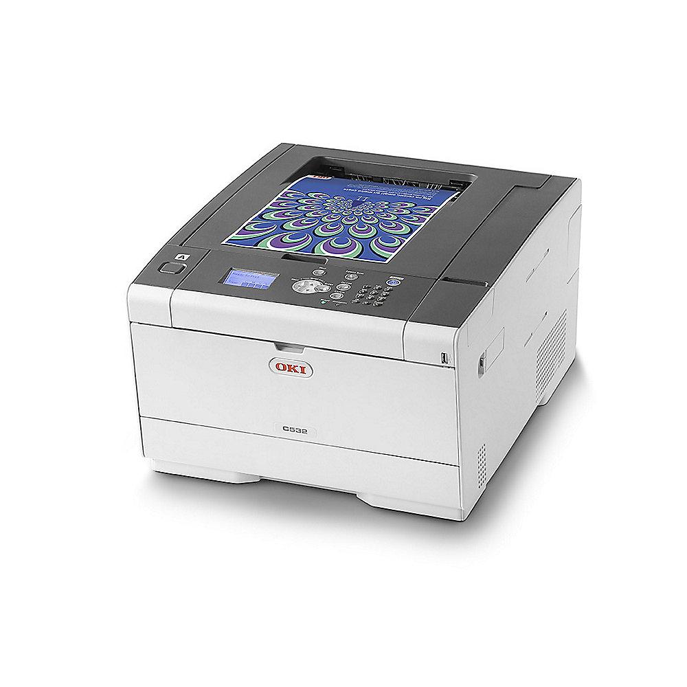 OKI C532dn LED-Farblaserdrucker LAN Duplex