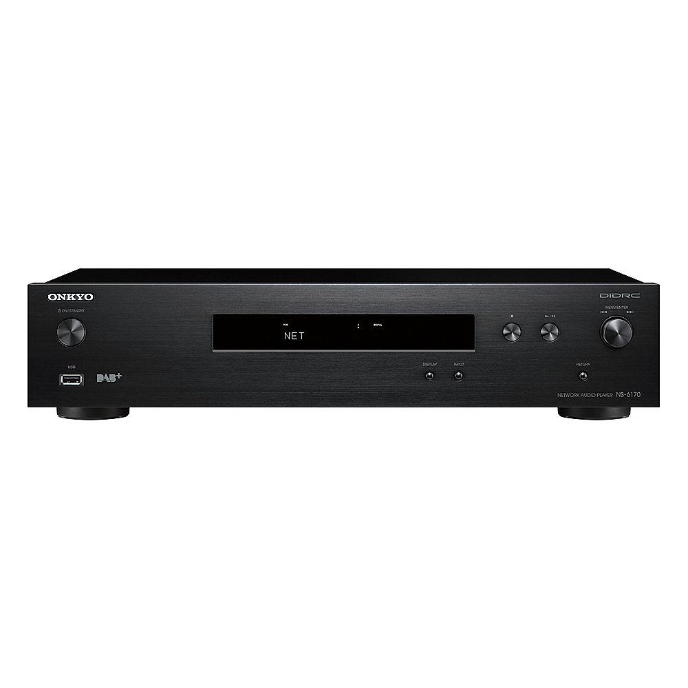 Onkyo NS-6170B Hi-Res Netzwerk-Audio-Player Chromcast Airplay schwarz