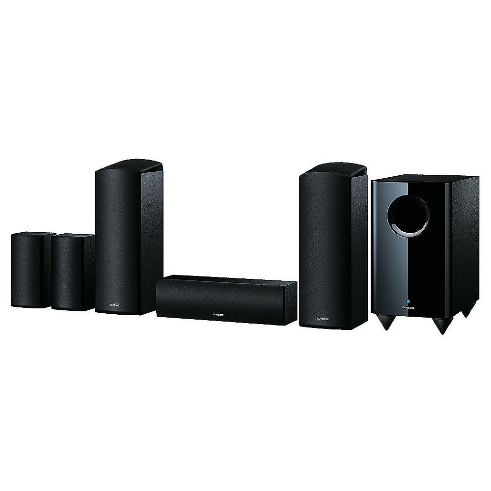 Onkyo SKS-HT588  5.1.2 Kanal-Heimkino-Lautsprechersystem für Dolby Atmos Schwarz, Onkyo, SKS-HT588, 5.1.2, Kanal-Heimkino-Lautsprechersystem, Dolby, Atmos, Schwarz