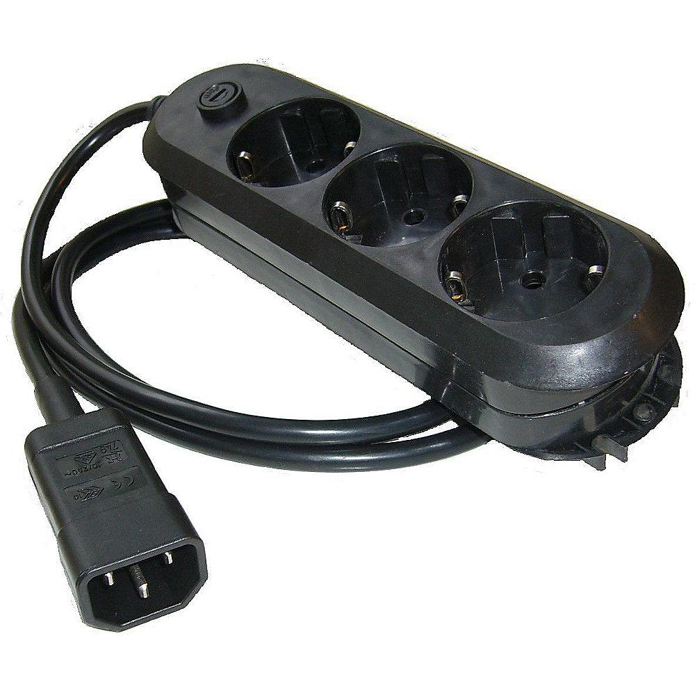 ONLINE USV-Steckdosenleiste Schutzkontakt Adapter bis 2kVA 10A
