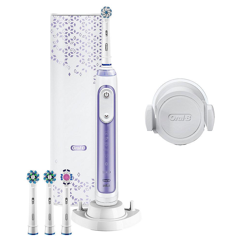 Oral-B Genius 10100S Orchid Purple Elektrische Zahnbürste mit Bluetooth