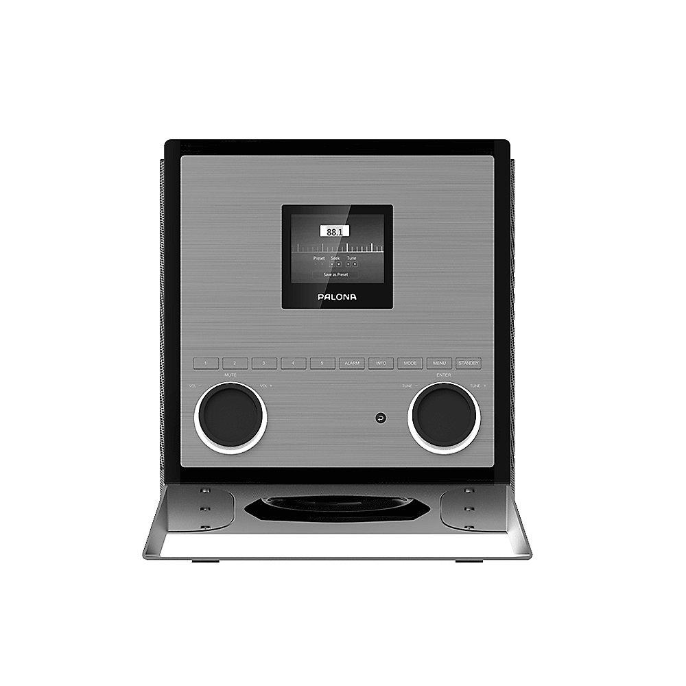 Palona QUUBI DAB /FM Soundsystem WLAN BT NFC USB Aux-In Fernbedienung schwarz