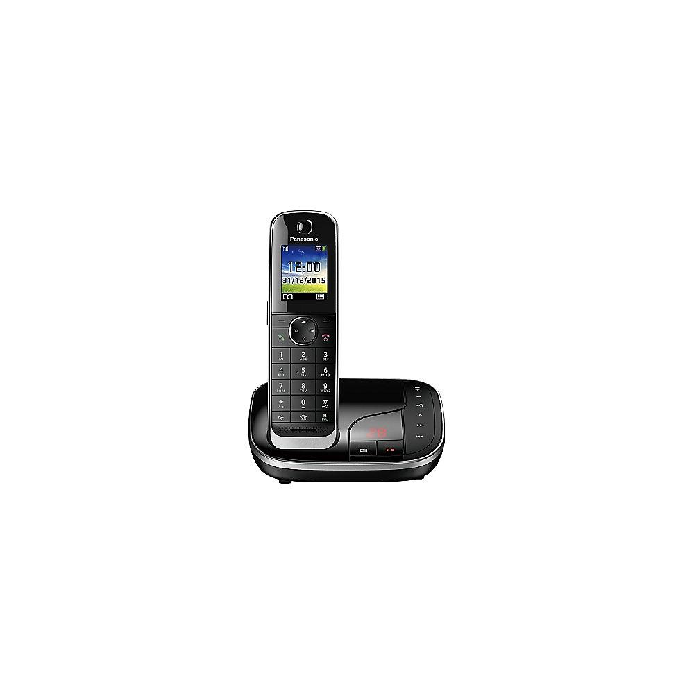 Panasonic KX-TGJ320GB schnurloses DECT Festnetztelefon AB, schwarz