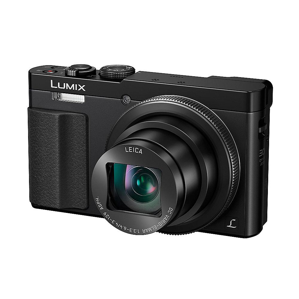 Panasonic Lumix DMC-TZ71 Digitalkamera schwarz