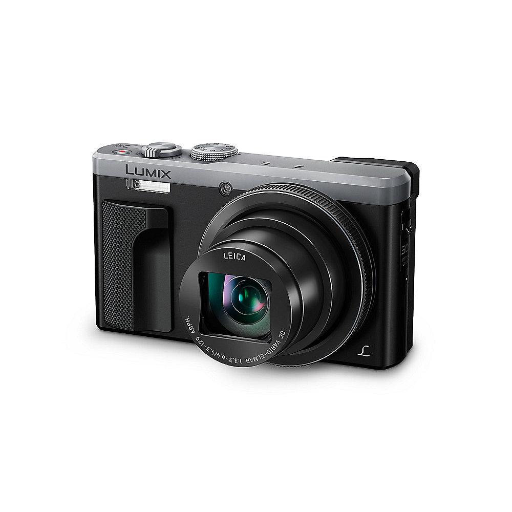 Panasonic Lumix DMC-TZ81 Reisezoom-Kamera silber