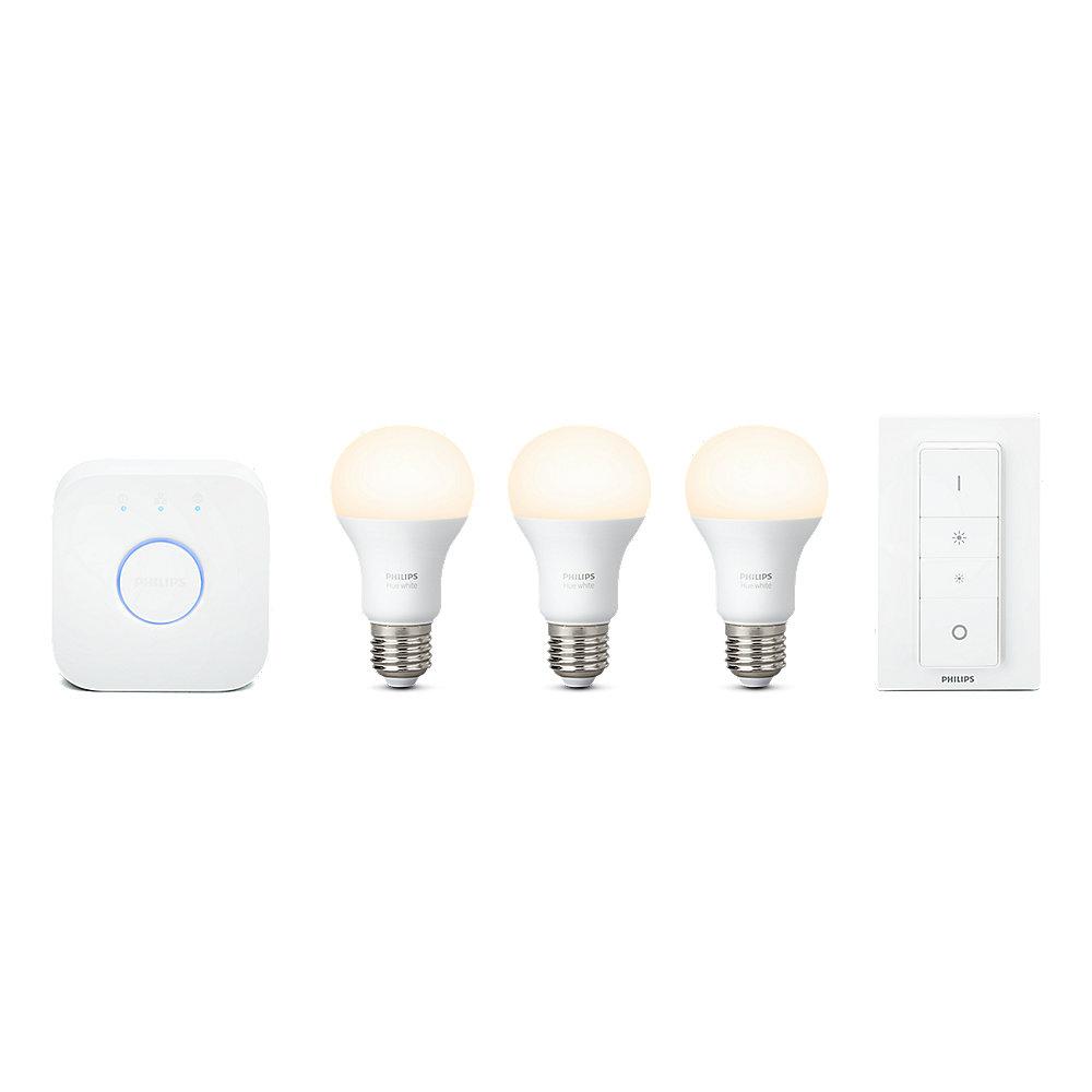 Philips Hue White LED E27 3er Starter Set 9,5W (2017)