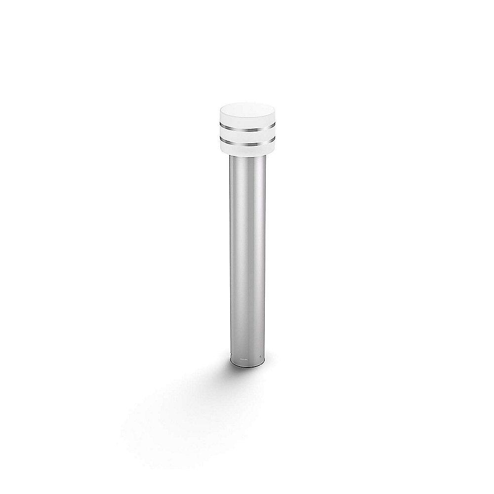 Philips Hue White LED Sockel-/Wegeleuchte Tuar 77 cm silber