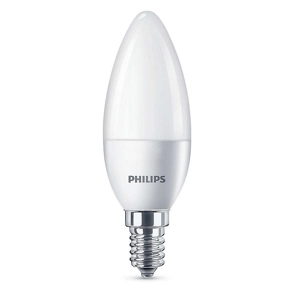 Philips LED Kerze B35 5,5W (40W) E14 matt kaltweiß